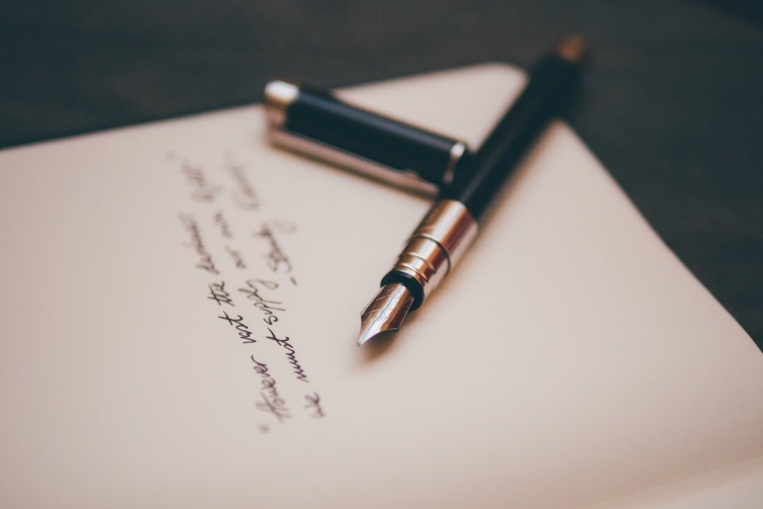 writer editing manuscript