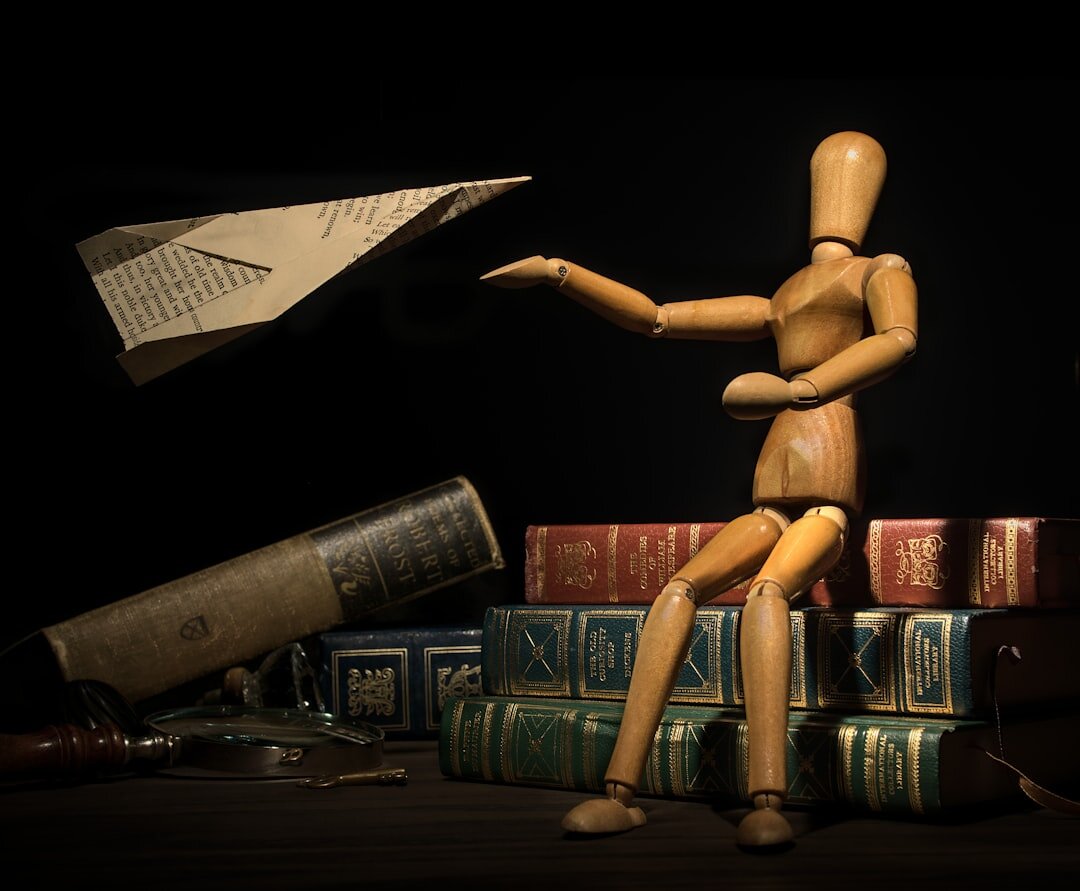 mystery author creating characters